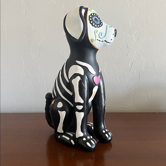 🎃Day of the Dead Fia De Los Muertos Colorful Skeleton Dog Figurine Halloween🎃 - Picture 7 of 11